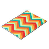Rétro motif de Chevron de zigzag de carnet (Côté gauche)