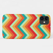 rétro motif de Chevron de zigzag de coque iphone (Dos (Horizontal))