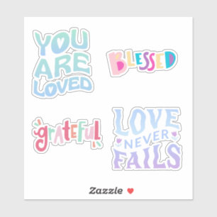 Retro Motivatie Sticker Collectie -  Qu