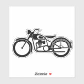 Retro Motorbike Lover Cadeau Idea autocollant (Feuille)