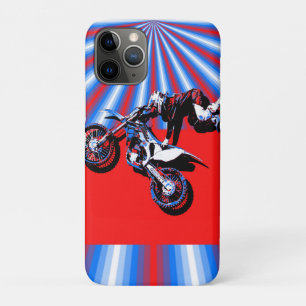Retro Motorcross Rider Design iPhone 11 Pro Hoesje