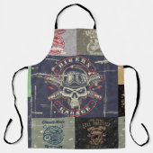 Retro  Motorcycle Schort (Voorkant)