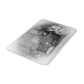 retro motorcycle sidecar bath mat (Gekanteld)