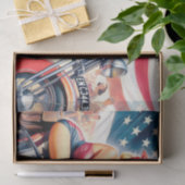 Retro Motorfiets Pin Up Tissuepapier (Geschenk)