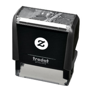 retro motorfietsen motorrijder cadeau zelfinktende stempel