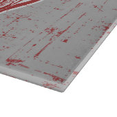 Retro  motorfietsontwerp snijplank (Hoek)