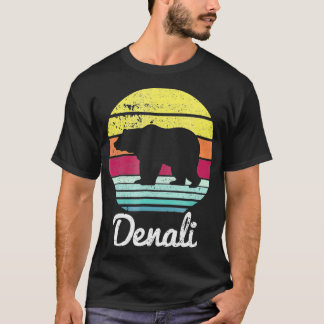 Retro Mount Denali Nationaal Park Alaska Be T-shirt