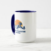 Retro Mount Princeton Hike T-shirt Mok (Voorkant links)