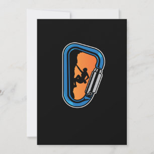 Retro Mountain Climate Rock klimmen Lover Graphic Bedankkaart