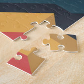 Retro Mountain Landscape Jigsaw Puzzle | VinPuzzle (Côté)