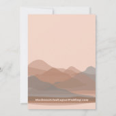 Retro Mountain Weekend Enregistrer La Carte Date (Dos)