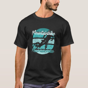 Retro mountainbike Blue sunset MTB T-shirt
