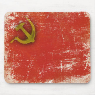 Retro Mousepad met de vuile vlag van de voormalige Muismat