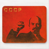 Retro Mousepad met  Lenin USSR-afdrukken Muismat (Voorkant)