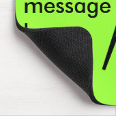 Retro Movie Camera Silhouette Muismat (Hoek)