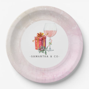 Retro Movie Kerstparty Papieren Bordje