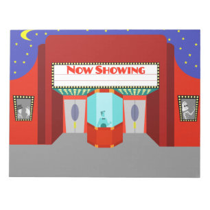 Retro Movie Theater Notitieblok