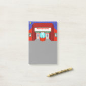Retro Movie Theater Post-it Opmerkingen Post-it® Notes (Op bureau)