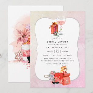 Retro Movie-Vrijgezellenfeest voor Kerstmis Kaart