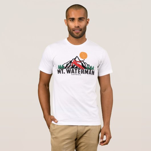 Retro MT Waterman Ski T-shirt (Voorkant volledig)