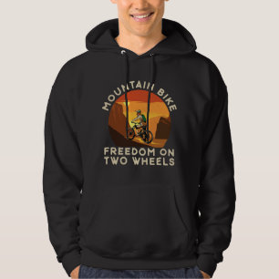 Retro MTB Trail Berg Nieuwe Fiets Fietssport Fiets Hoodie