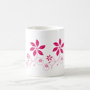 Retro - Mugs De Boissons Fleurs Fruits Funky