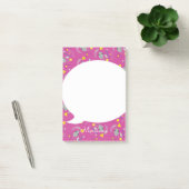 Retro Muis Kaas Roze Post-it Notities Post-it® Notes (Kantoor)