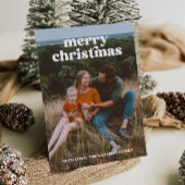 Retro Multi Foto Kerst Kaart