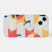 Retro Multi-Sport Silhouette Geometric Pattern (Verso Horizontal)