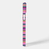 Retro multikleur strepen Case-Mate iPhone case (Achterkant / Rechts)