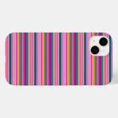 Retro multikleur strepen Case-Mate iPhone case (Achterkant (horizontaal))