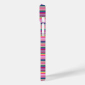 Retro multikleur strepen Case-Mate iPhone case (Achterkant / Links)