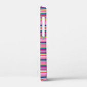 Retro multikleur strepen Case-Mate iPhone case (Achterkant / Links)