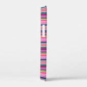 Retro multikleur strepen Case-Mate iPhone case (Achterkant / Rechts)