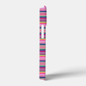 Retro multikleur strepen Case-Mate iPhone case (Achterkant / Rechts)