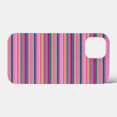 Retro multikleur strepen Case-Mate iPhone case (Achterkant (horizontaal))
