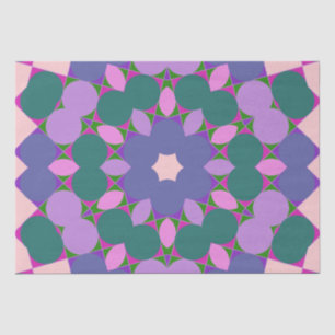 Retro multikleurpatroon tissuepapier