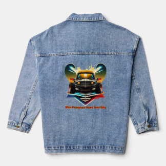 Retro Muscle Car – Toen Paardenkracht Nog Betekend Denim Jacket