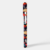 Retro Mushroom Whimsy iPhone Case (Achterkant / Links)