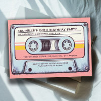 Retro Music 80 Cassettebandje Mix Fun 50e Verjaard