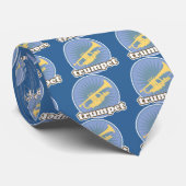 Retro Music Attitude Trumpet Gift Stropdas (Opgerold)