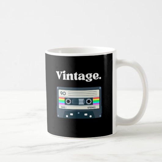 Retro Music Coffee Mug (Droite)