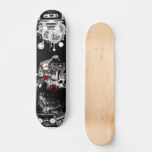 Retro Music Deck Skateboard (Voorkant)