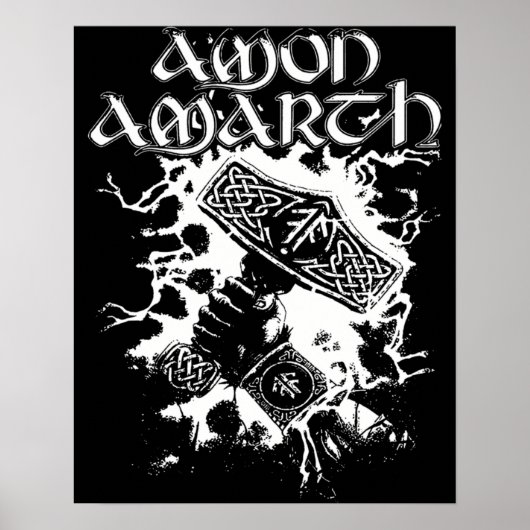 Retro Music Gift for Amon Amarth Love Fans Poster (Voorkant)