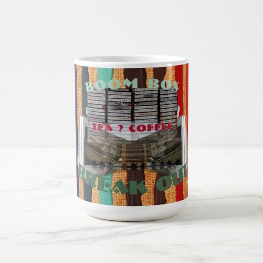 Retro Music, Tower Blocks en Boom Box Mok (Center)