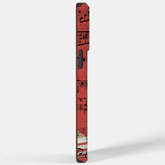 Retro Musical Flying Giraffe Red Umbrella Case-Mate iPhone Case (Achterkant / Rechts)