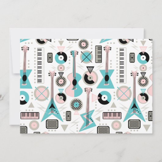 Retro Musical Mayhem Kaart (Voorkant)