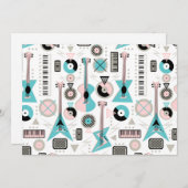 Retro Musical Mayhem Kaart (Voorkant / Achterkant)