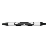 Retro Mustache Zwarte Inkt Pen (Voorkant)