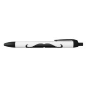 Retro Mustache Zwarte Inkt Pen (Bovenkant)